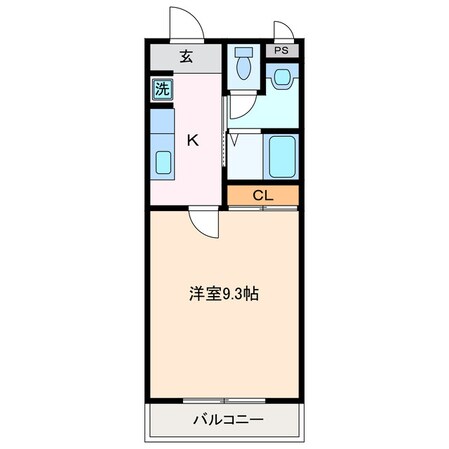 長太ノ浦駅 徒歩8分 3階の物件間取画像